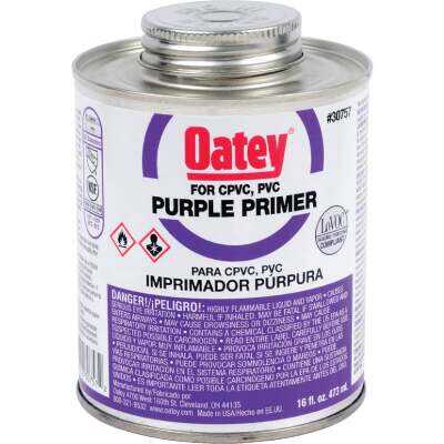 Oatey 16 Oz. Purple Pipe and Fitting Primer for PVC/CPVC
